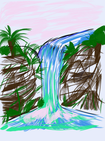 Tropical Waterfall