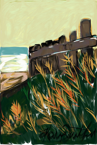 Fence on the Ocean