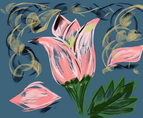 Blue Blooming