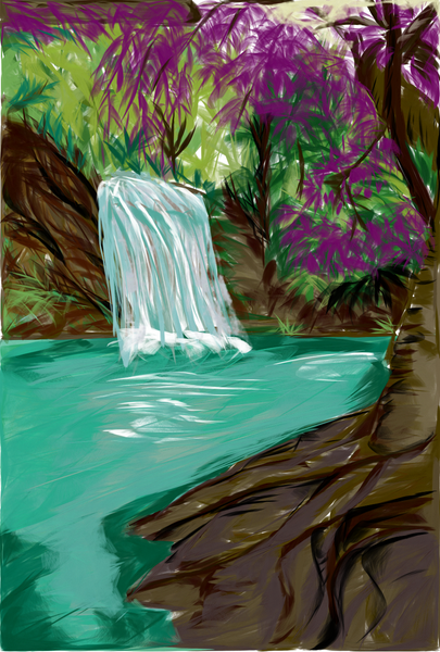 Green Waterfall